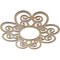 Ekena Millwork Cohen Wood Fretwork Pierced Ceiling Medallion, Birch, 24"OD x 8 1/4"ID x 3/8"T CMWP24X24X0375COBI - alternate 2